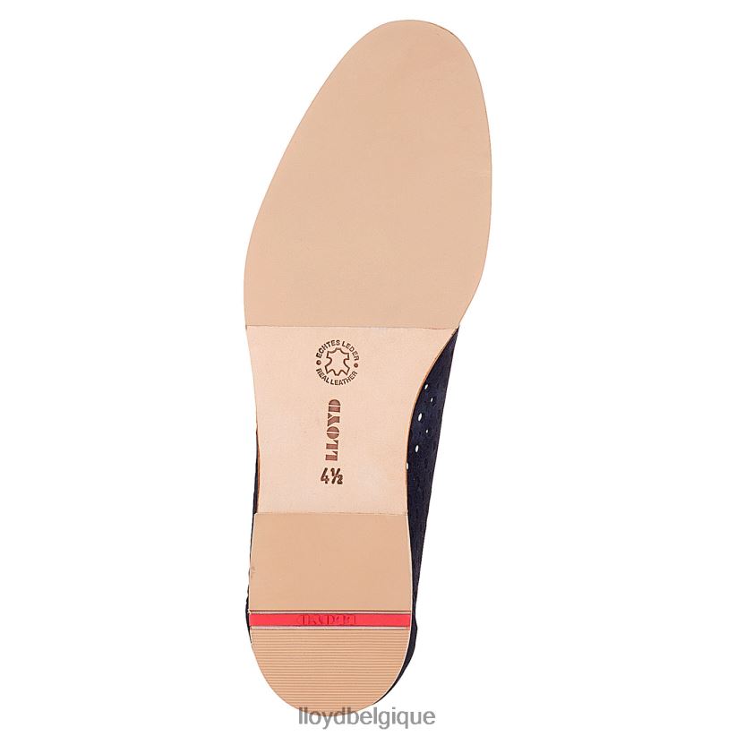 LLOYD pantoufle en daim femmes bleu 4Z6Z661150 chaussures