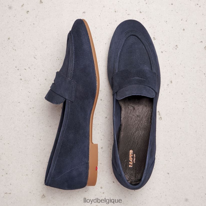 LLOYD pantoufle en daim femmes bleu 4Z6Z661152 chaussures