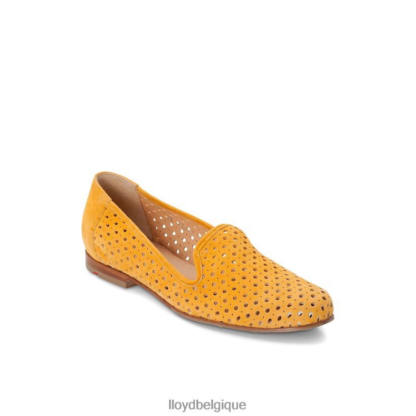 LLOYD pantoufle en daim femmes jaune 4Z6Z661149 chaussures