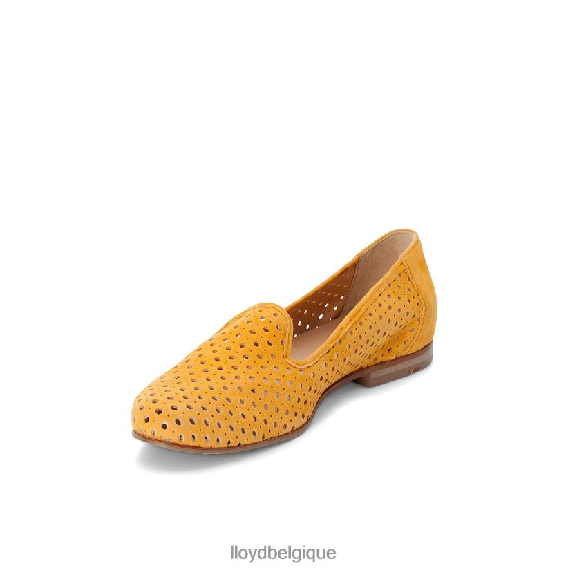 LLOYD pantoufle en daim femmes jaune 4Z6Z661149 chaussures