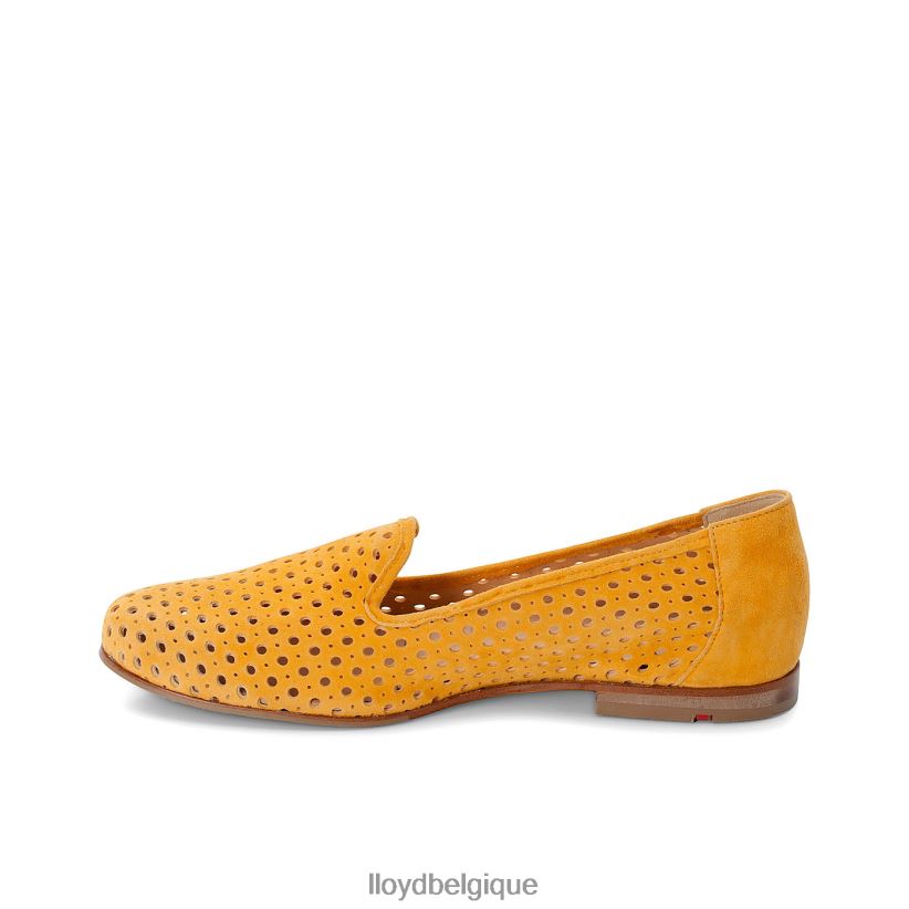 LLOYD pantoufle en daim femmes jaune 4Z6Z661149 chaussures