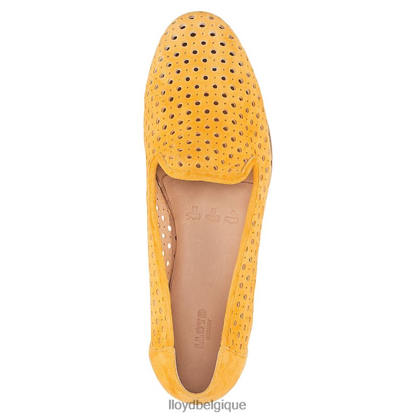 LLOYD pantoufle en daim femmes jaune 4Z6Z661149 chaussures