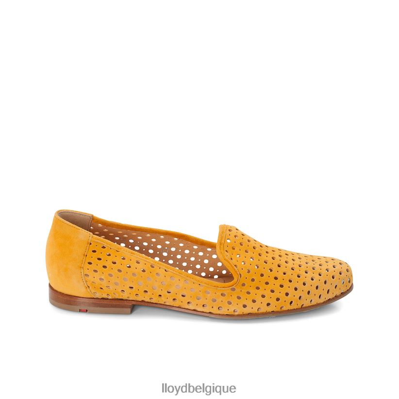 LLOYD pantoufle en daim femmes jaune 4Z6Z661149 chaussures