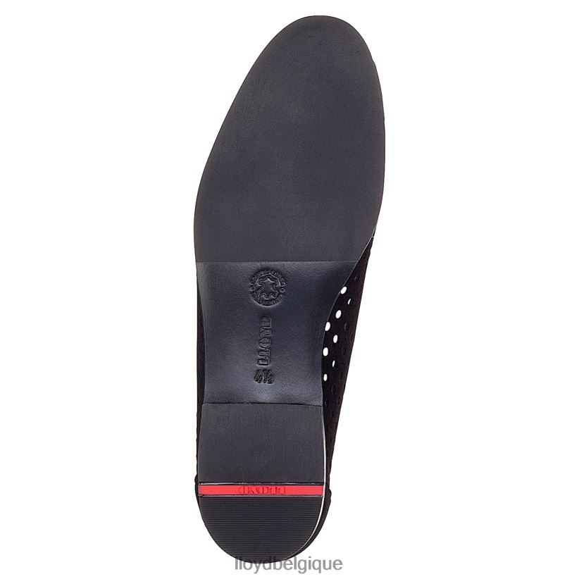 LLOYD pantoufle en daim femmes noir 4Z6Z661145 chaussures