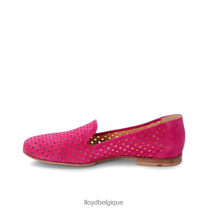 LLOYD pantoufle en daim femmes rouge 4Z6Z661141 chaussures