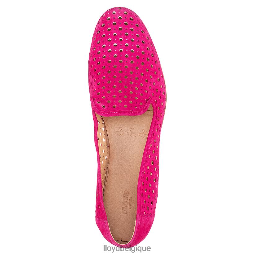 LLOYD pantoufle en daim femmes rouge 4Z6Z661141 chaussures