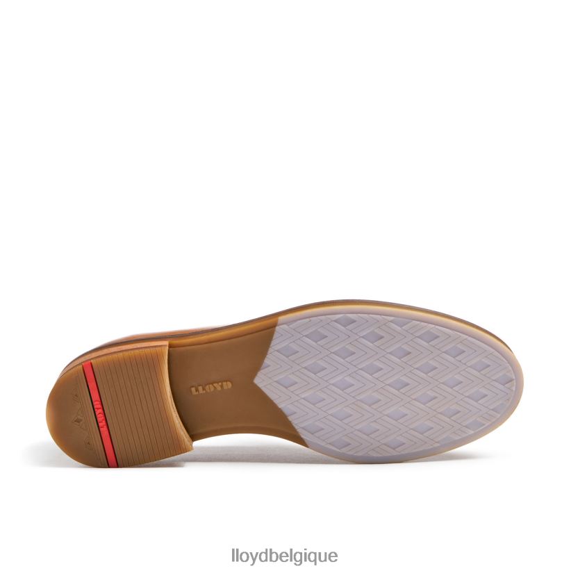 LLOYD pantoufle à enfiler en cuir brut femmes brun 4Z6Z661026 chaussures