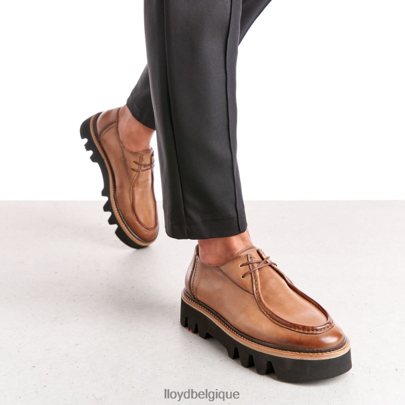 LLOYD pantoufle à lacets femmes brun 4Z6Z661358 chaussures