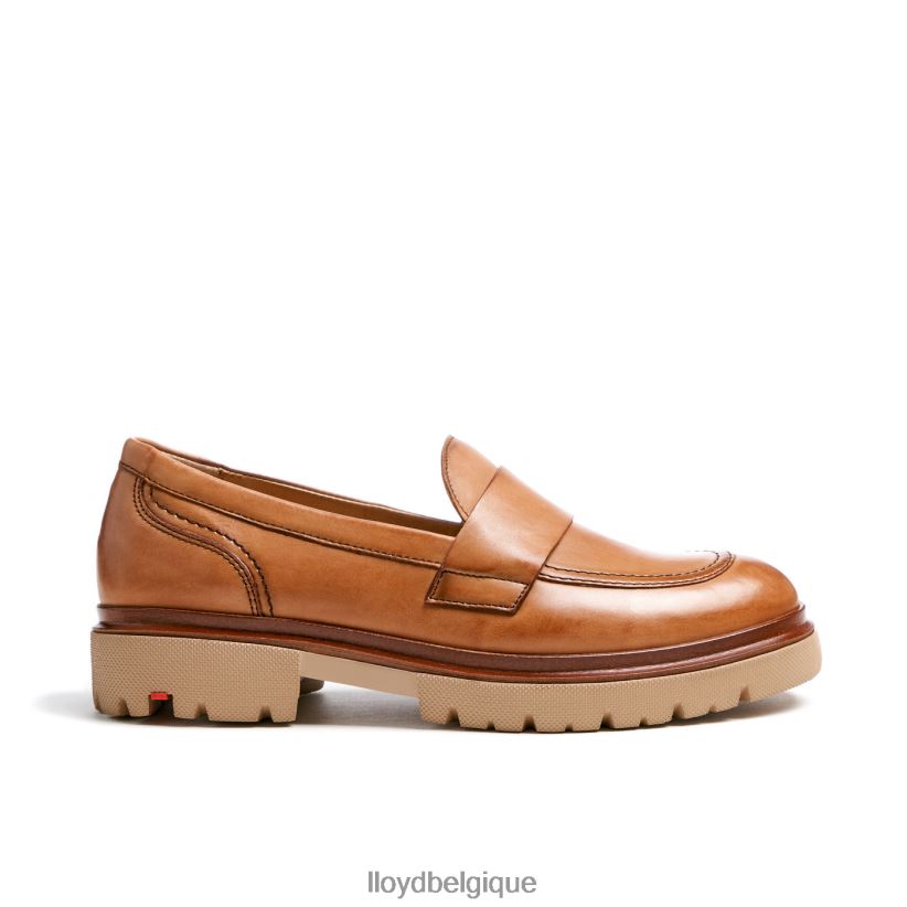 LLOYD pantoufles en cuir à enfiler femmes brun 4Z6Z661115 chaussures