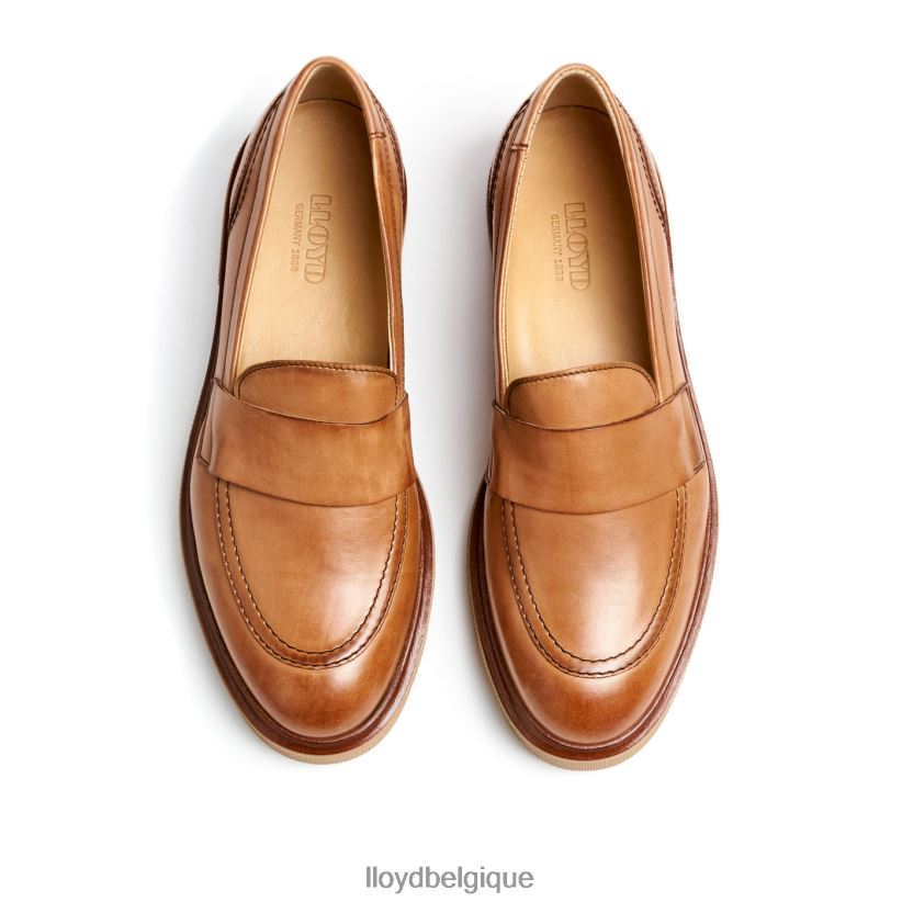 LLOYD pantoufles en cuir à enfiler femmes brun 4Z6Z661115 chaussures