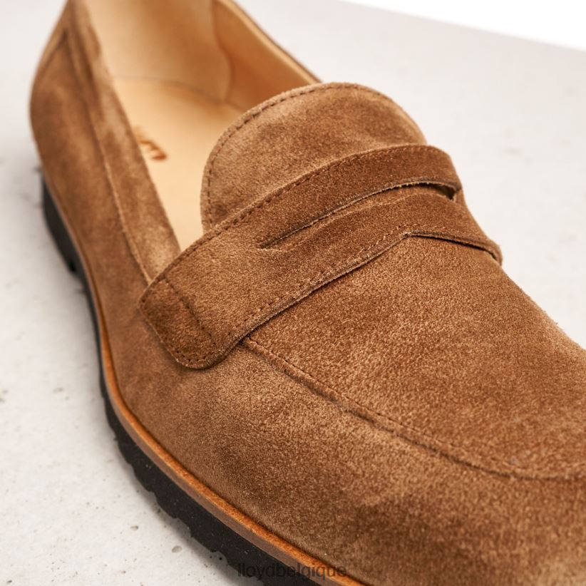 LLOYD pantoufles en cuir à enfiler femmes brun 4Z6Z661148 chaussures