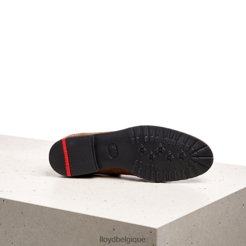 LLOYD pantoufles en cuir à enfiler femmes brun 4Z6Z661148 chaussures