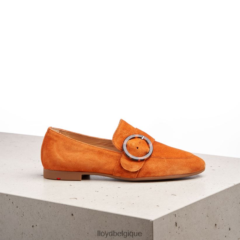 LLOYD pantoufles en cuir à enfiler femmes rouge 4Z6Z661140 chaussures