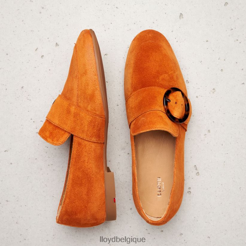 LLOYD pantoufles en cuir à enfiler femmes rouge 4Z6Z661140 chaussures