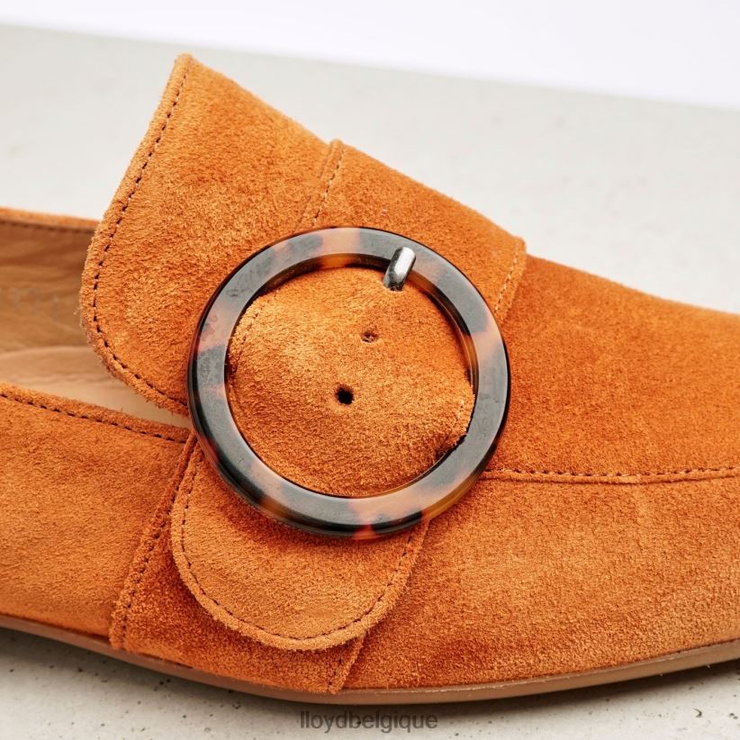 LLOYD pantoufles en cuir à enfiler femmes rouge 4Z6Z661140 chaussures