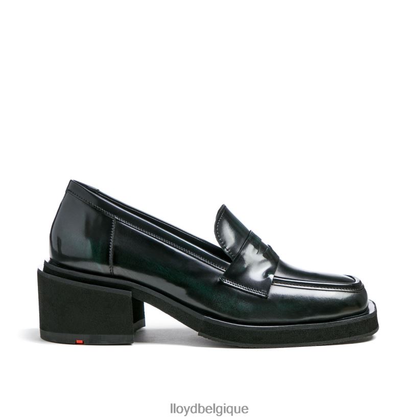 LLOYD pantoufles en cuir à enfiler femmes vert 4Z6Z661114 chaussures