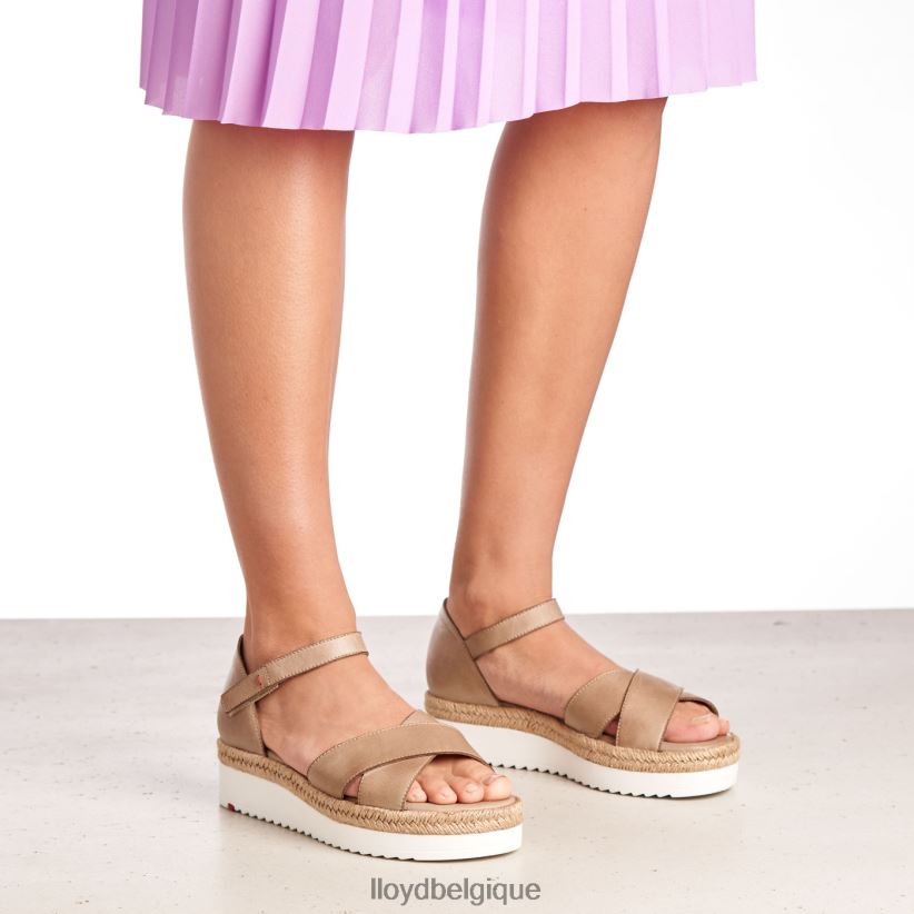 LLOYD sandale compensée femmes beige 4Z6Z661229 chaussures