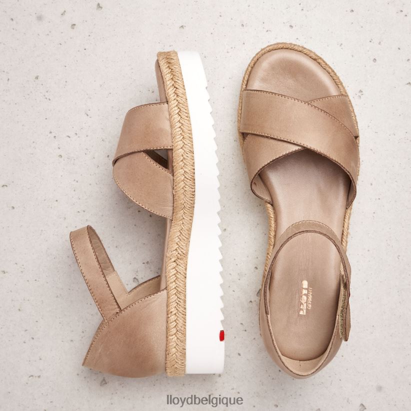 LLOYD sandale compensée femmes beige 4Z6Z661229 chaussures