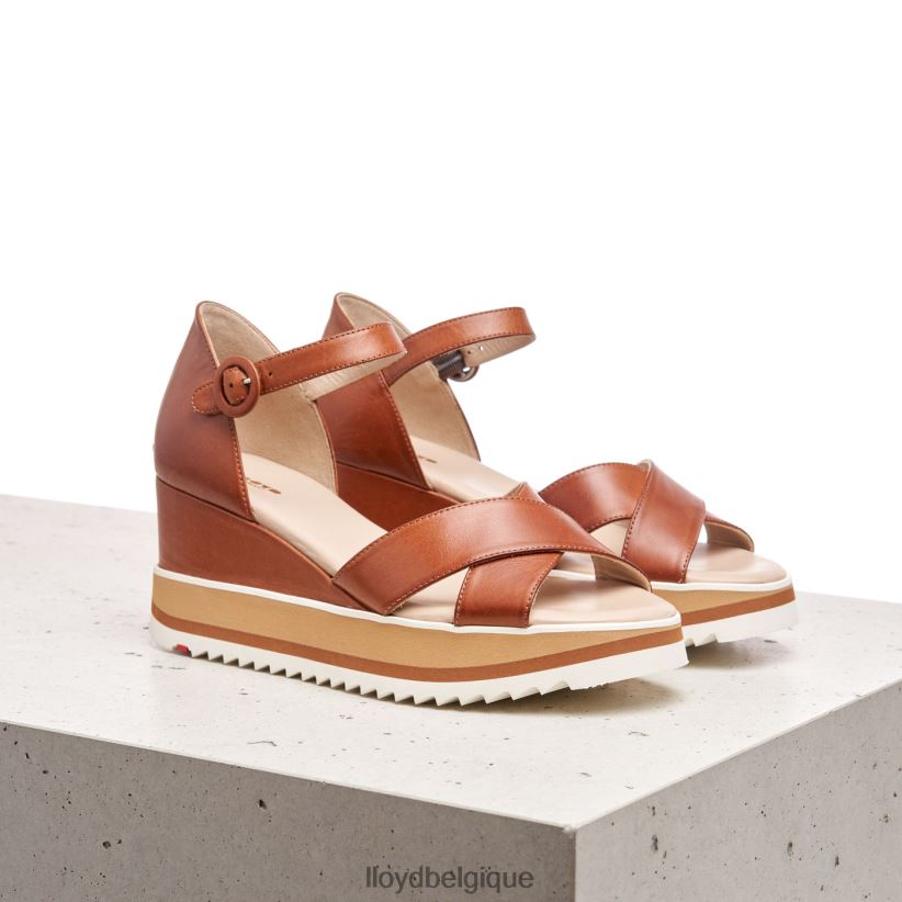 LLOYD sandale compensée femmes brun 4Z6Z661204 chaussures