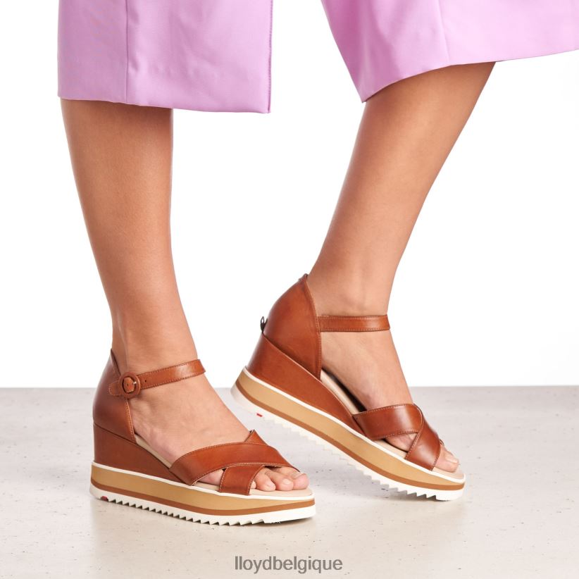 LLOYD sandale compensée femmes brun 4Z6Z661204 chaussures