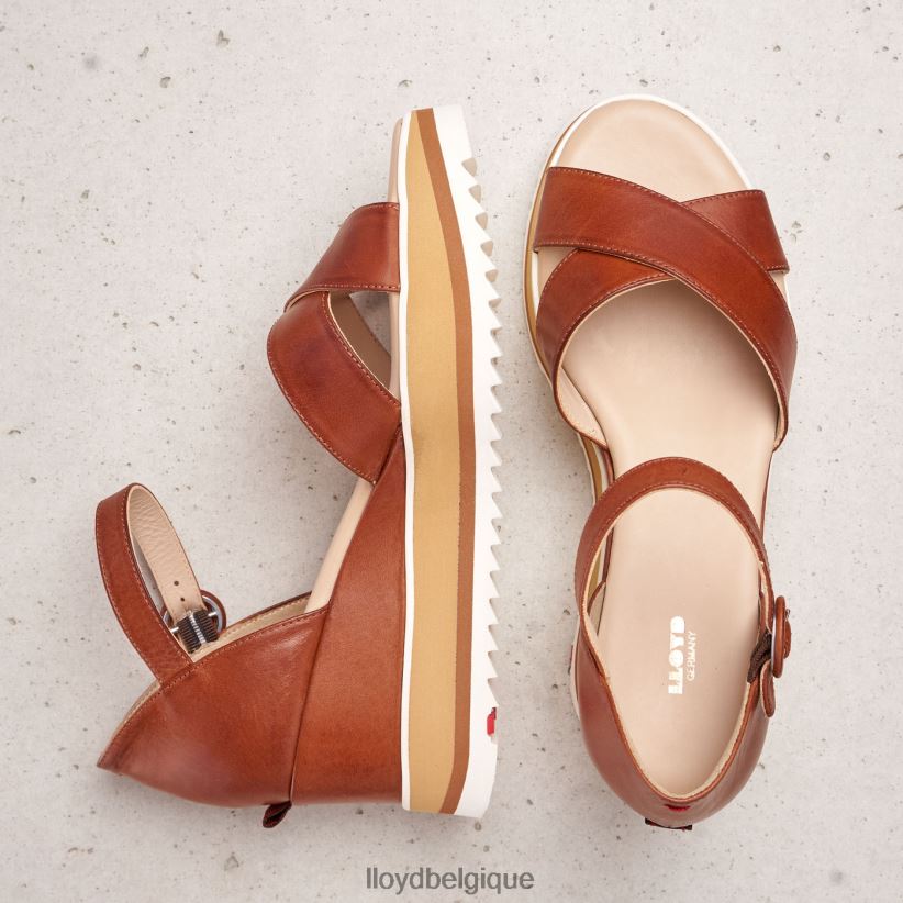 LLOYD sandale compensée femmes brun 4Z6Z661204 chaussures