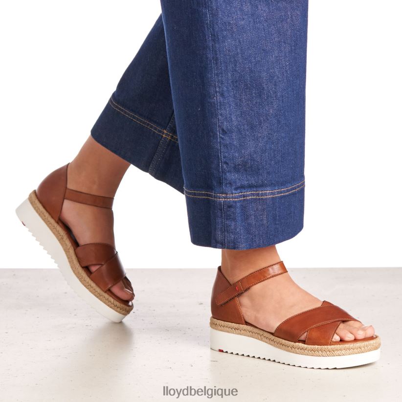 LLOYD sandale compensée femmes brun 4Z6Z661237 chaussures