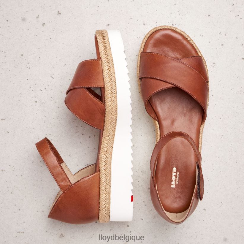 LLOYD sandale compensée femmes brun 4Z6Z661237 chaussures