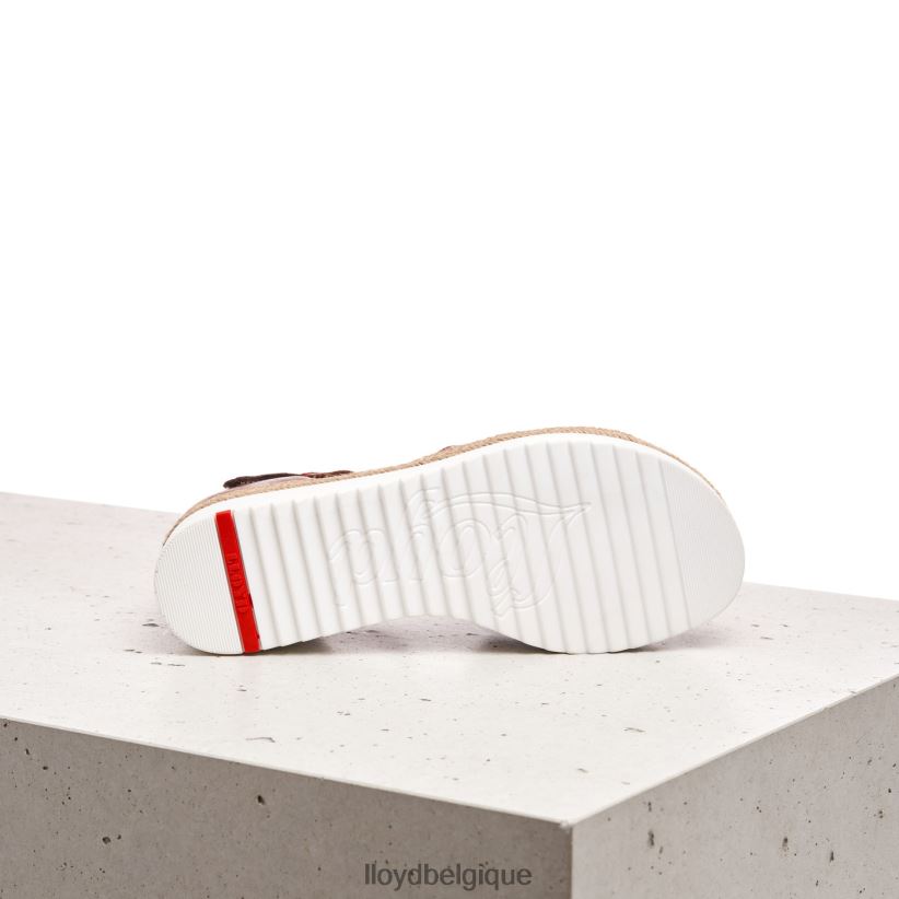 LLOYD sandale compensée femmes brun 4Z6Z661237 chaussures