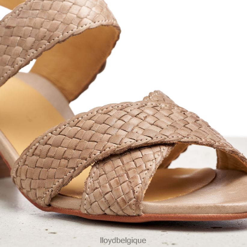 LLOYD sandale en cuir femmes beige 4Z6Z661217 chaussures