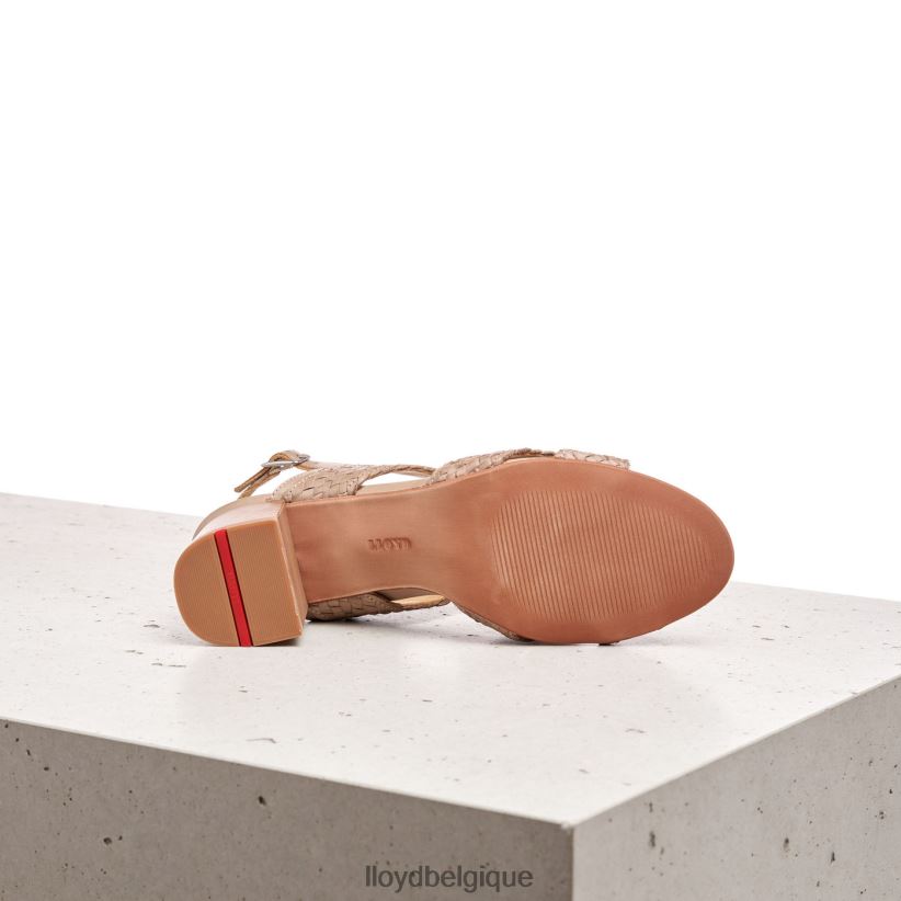 LLOYD sandale en cuir femmes beige 4Z6Z661217 chaussures