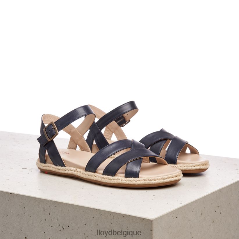 LLOYD sandale en cuir femmes bleu 4Z6Z661209 chaussures