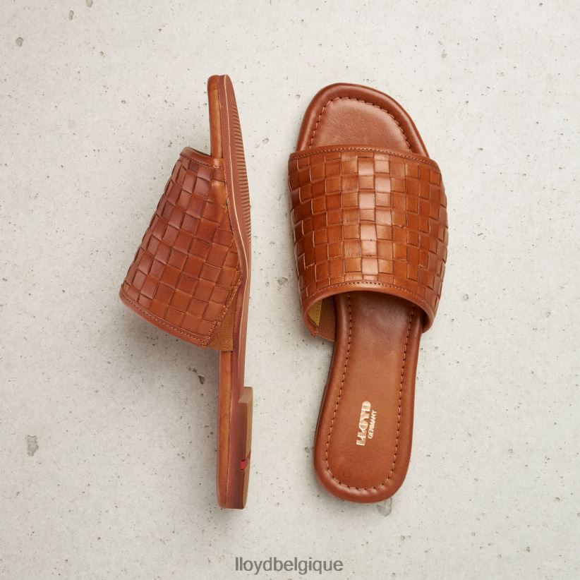 LLOYD sandale en cuir femmes brun 4Z6Z661233 chaussures