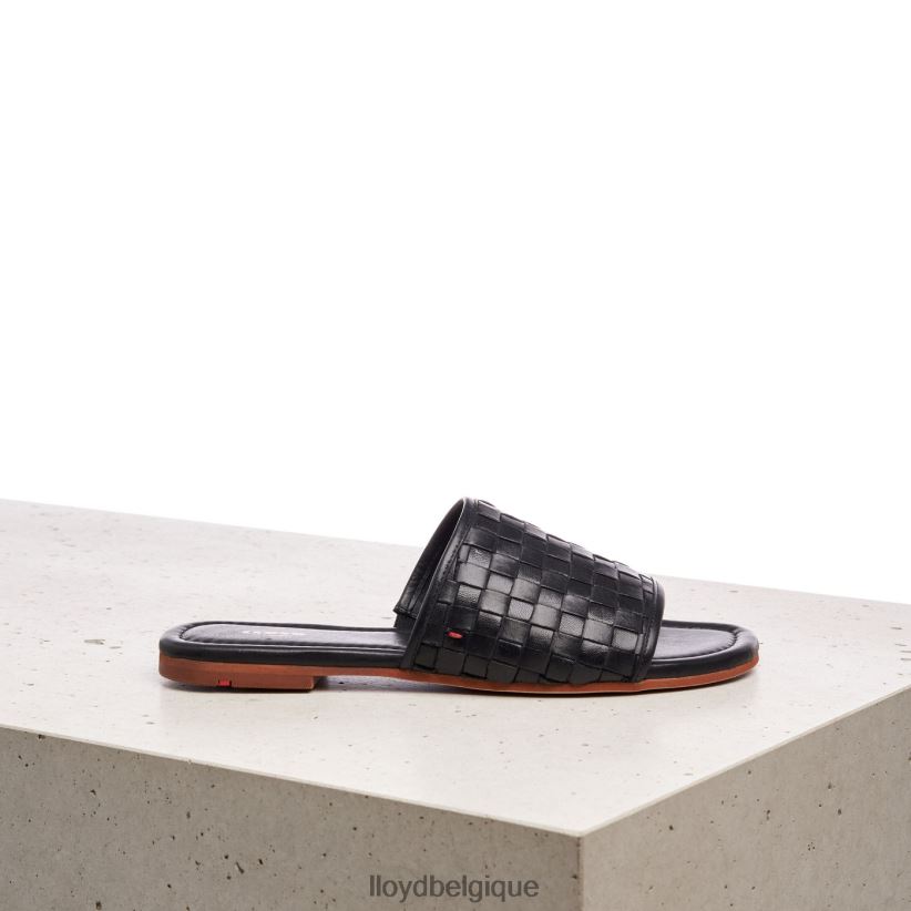 LLOYD sandale en cuir femmes noir 4Z6Z661230 chaussures