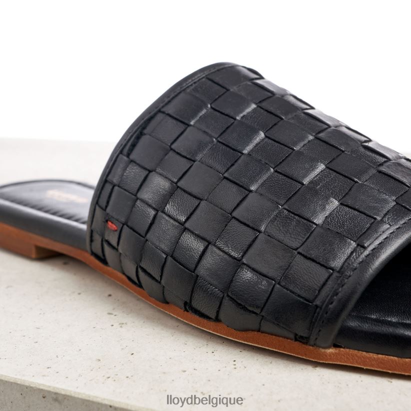 LLOYD sandale en cuir femmes noir 4Z6Z661230 chaussures