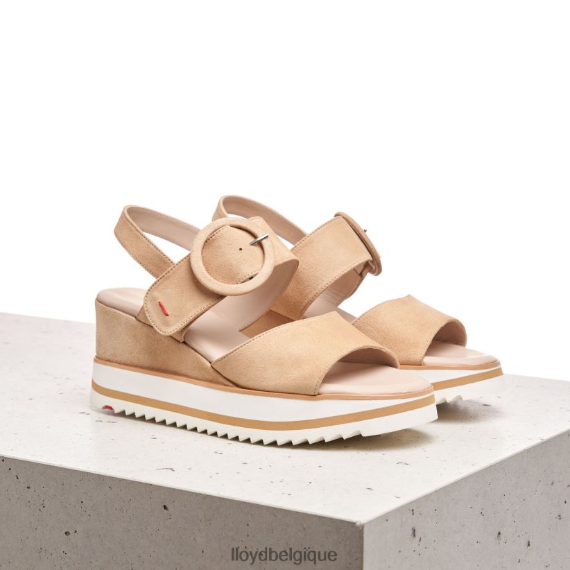 LLOYD sandale en daim femmes beige 4Z6Z661224 chaussures