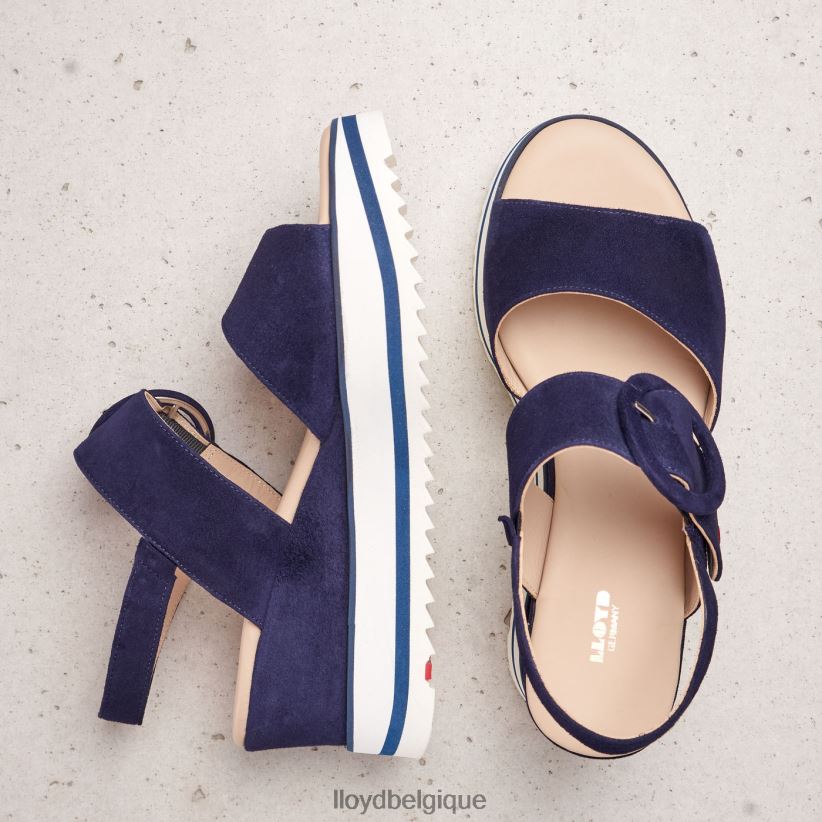 LLOYD sandale en daim femmes bleu 4Z6Z661215 chaussures