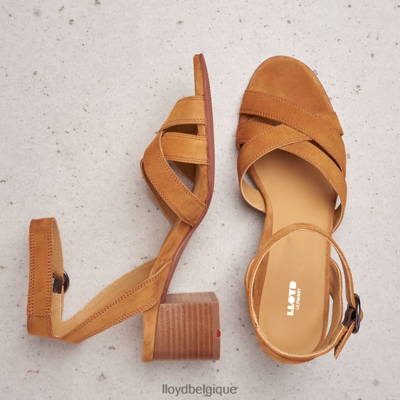 LLOYD sandale en daim femmes brun 4Z6Z661155 chaussures