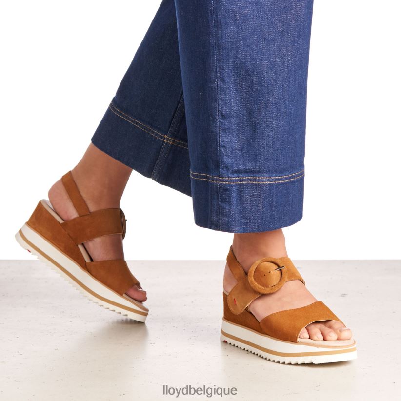 LLOYD sandale en daim femmes brun 4Z6Z661214 chaussures