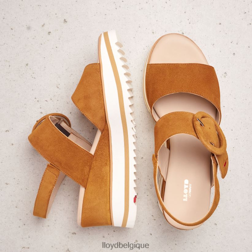 LLOYD sandale en daim femmes brun 4Z6Z661214 chaussures