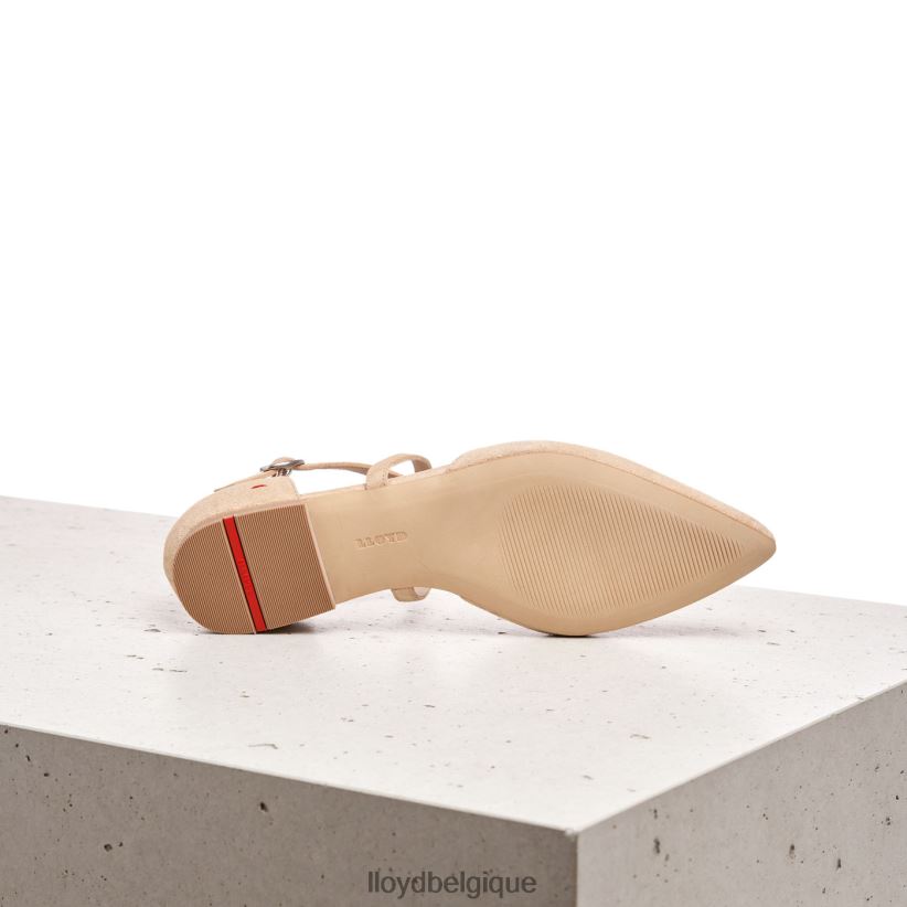 LLOYD sandale à surface en daim femmes beige 4Z6Z661165 chaussures
