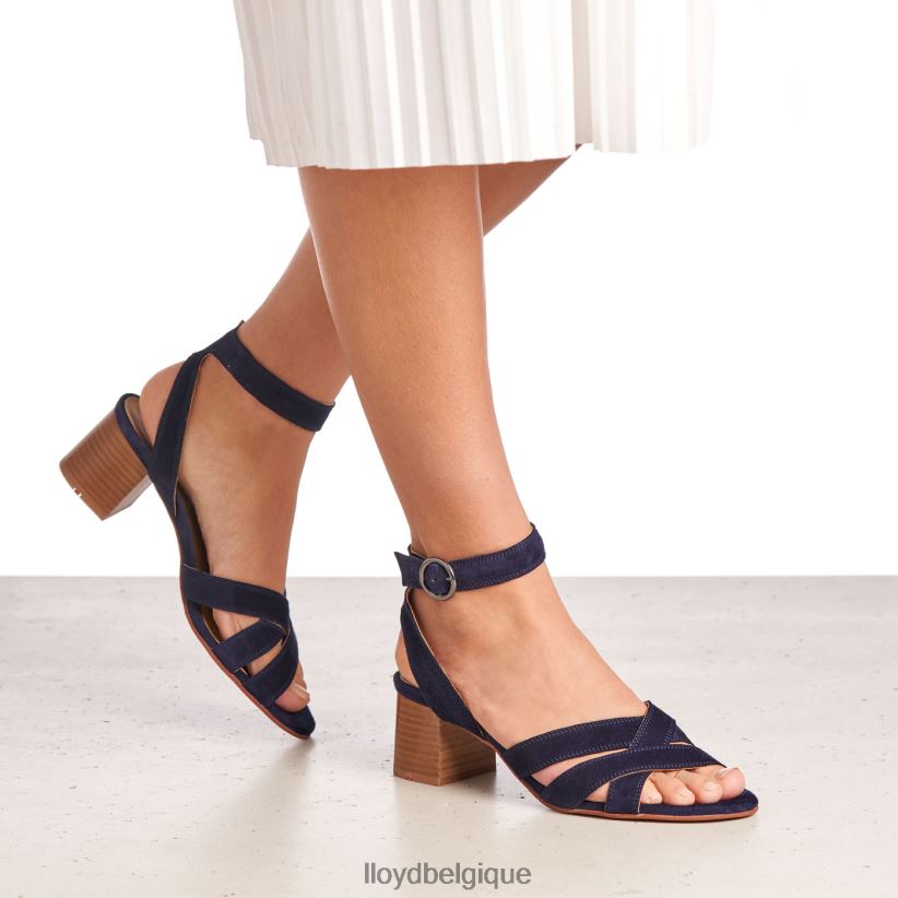 LLOYD sandale à surface en daim femmes bleu 4Z6Z661159 chaussures