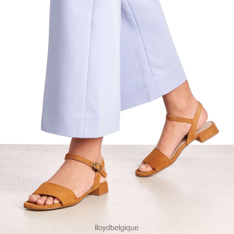 LLOYD sandale à surface en daim femmes brun 4Z6Z661158 chaussures