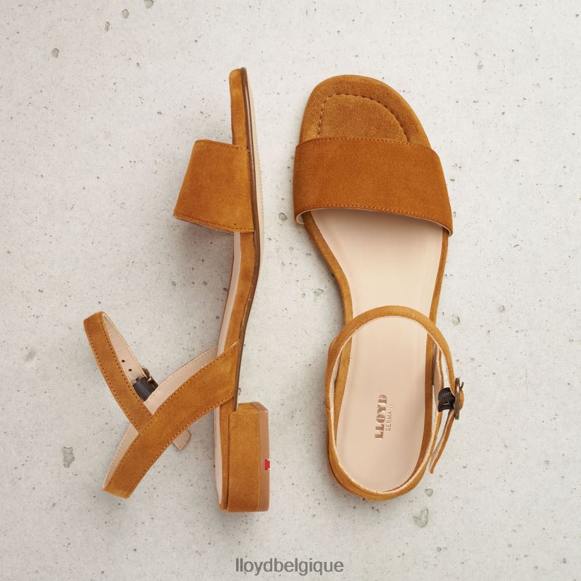 LLOYD sandale à surface en daim femmes brun 4Z6Z661158 chaussures
