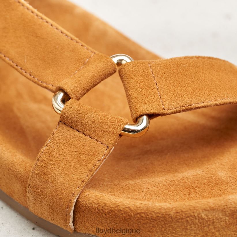 LLOYD sandale à surface en daim femmes brun 4Z6Z661228 chaussures