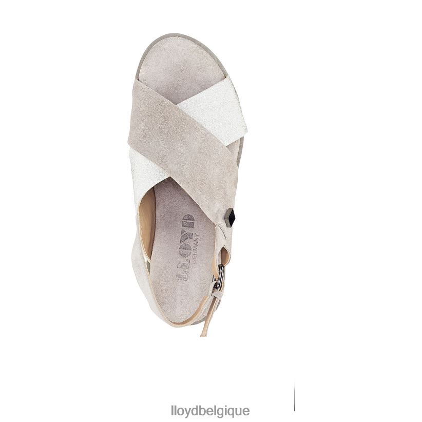 LLOYD sandale à surface en daim femmes gris 4Z6Z661252 chaussures