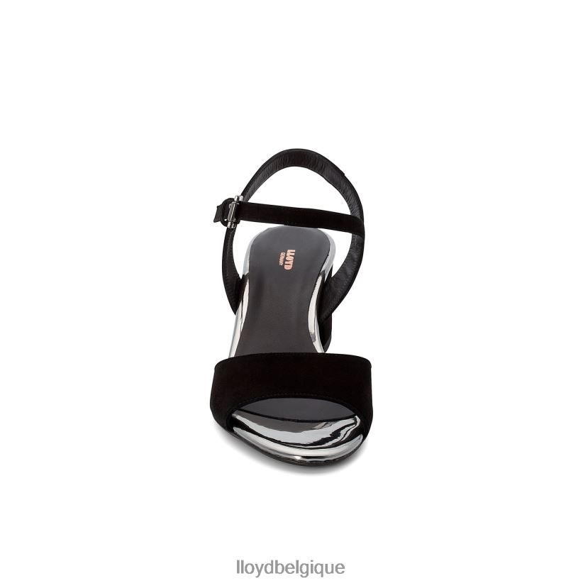LLOYD sandale à surface en daim femmes noir 4Z6Z661173 chaussures