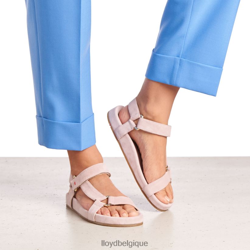 LLOYD sandale à surface en daim femmes rose 4Z6Z661236 chaussures