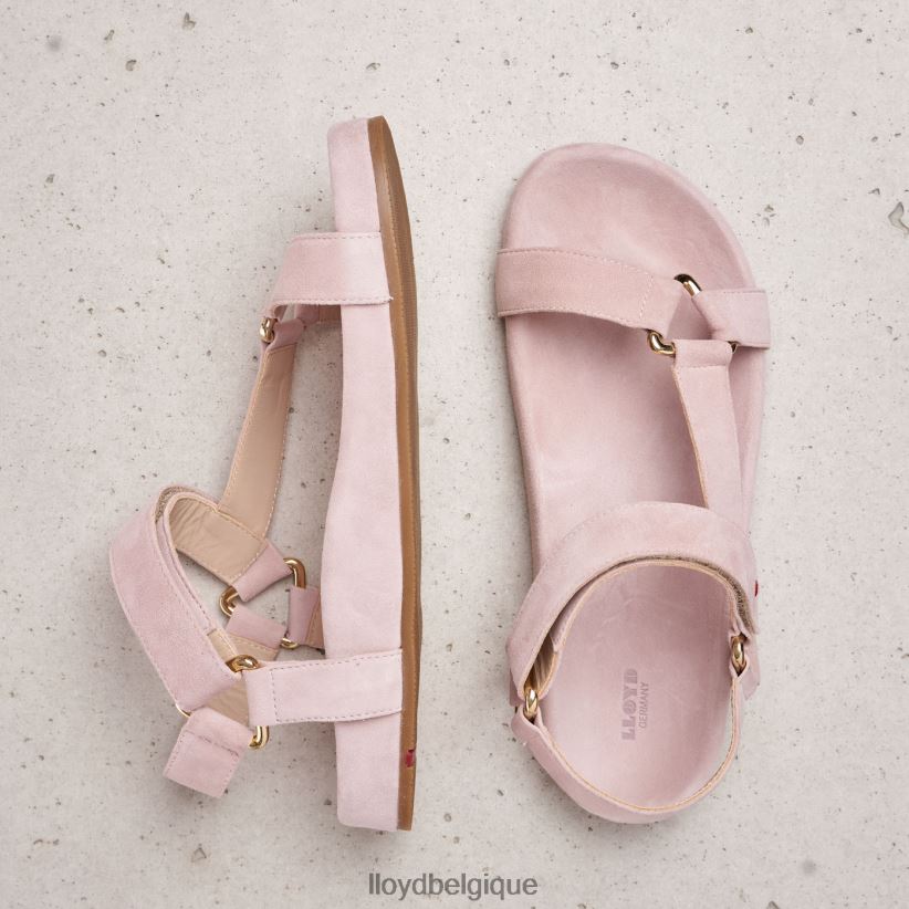 LLOYD sandale à surface en daim femmes rose 4Z6Z661236 chaussures