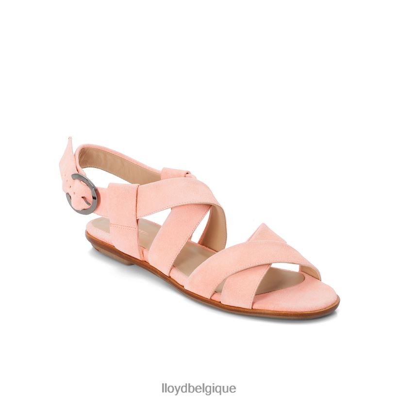 LLOYD sandale à surface en daim femmes rose 4Z6Z661360 chaussures