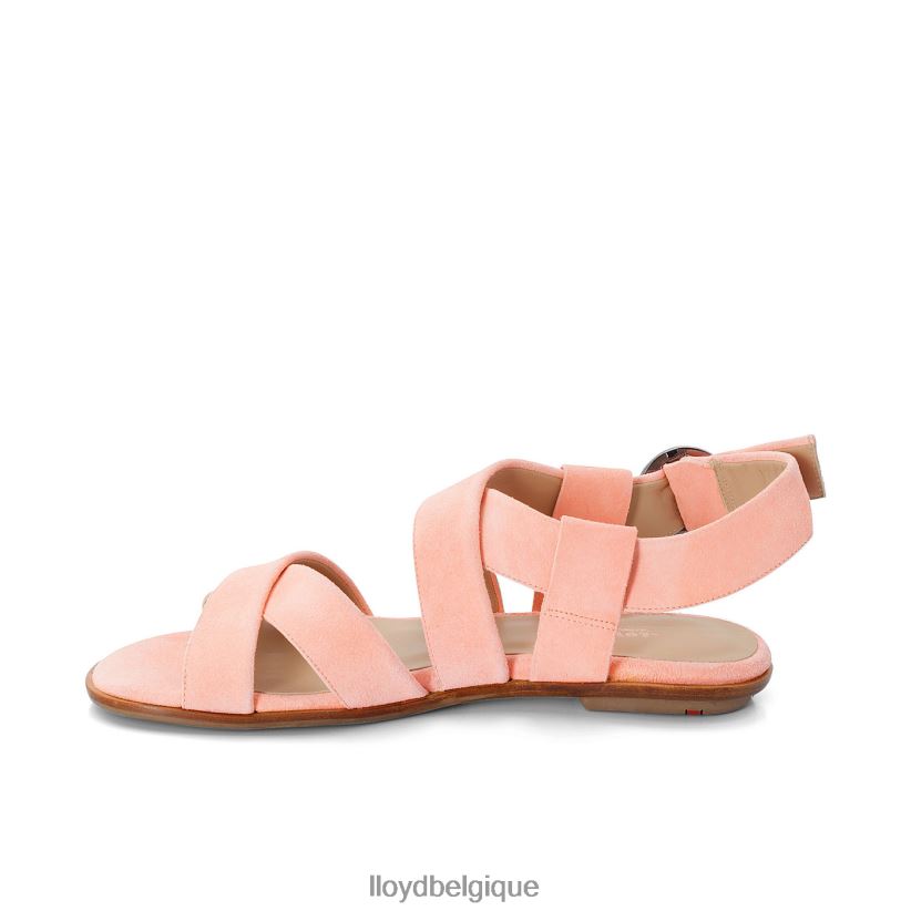 LLOYD sandale à surface en daim femmes rose 4Z6Z661360 chaussures